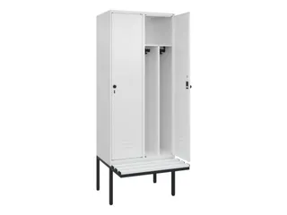 locker voor scheiding van kleding,HxBxD 2120x800x815mm,2vak - 2