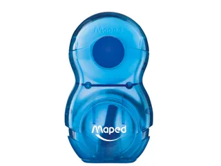 Puntenslijper Maped Loopy 1 gaats met gum display á 24 stuks assorti - 16