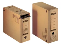 Archiefdoos Leitz 6086 Premium 120x275x325mm met afsluitklep bruin