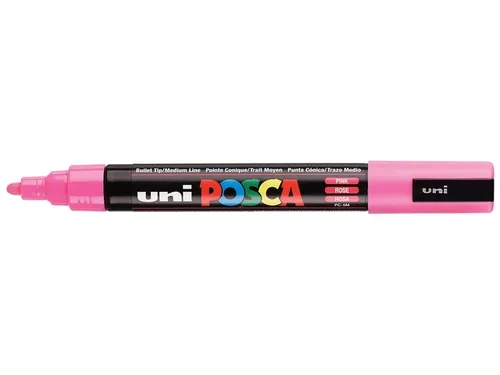 Verfstift Posca PC5M Medium Punt 1,8-2,5mm Roze