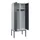locker voor scheiding van kleding,HxBxD 2120x800x500mm,2vak