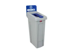 Slim Jim Recyclingstation Papier Inwerpopening 87 Liter Rubbermaid