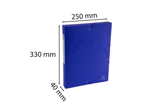 Klasseerdoos Scotten rug 40mm A4 blauw