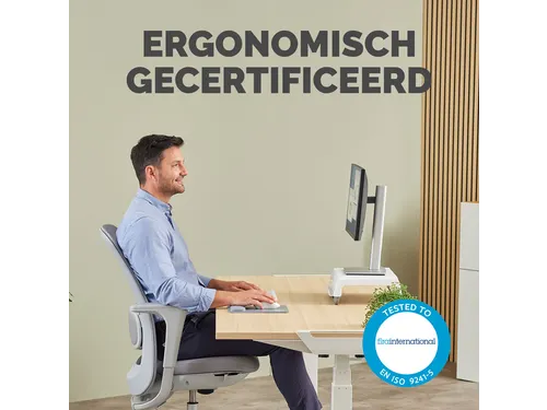 Muismat met polssteun Fellowes Breyta grijs 20x24cm