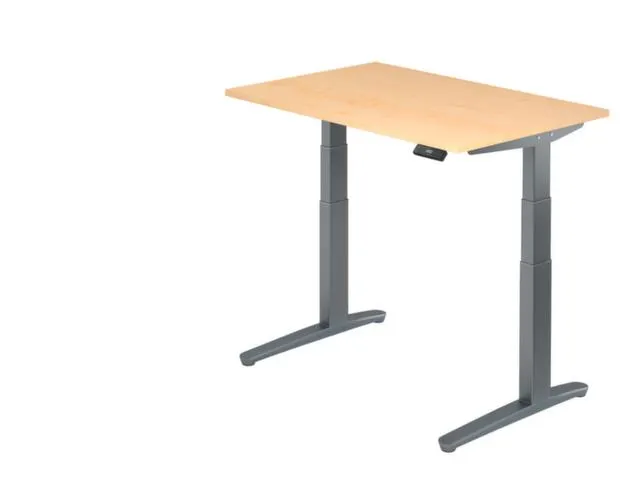 Elektrisch in hgte vst. zit-sta-bureau,HxBxD 650-1290x1200x800mm