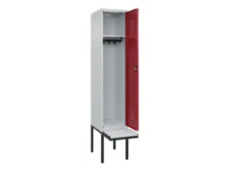 locker met bank,HxBxD 2120x400x815mm,1vak,vak B 400mm,cilinderslot - 1
