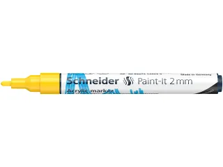 Acrylmarker Schneider Paint-It 310 2mm geel - 4