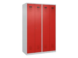 PBM-locker,HxBxD 1850x1200x500mm,4vak,vak B 300mm,cil.-slot - 2