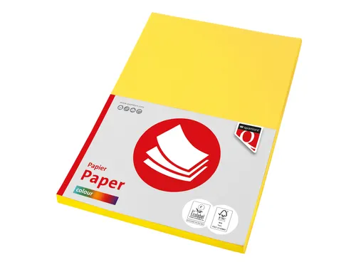 Kopieerpapier Quantore Colour A4 120 Gram Geel 100vel