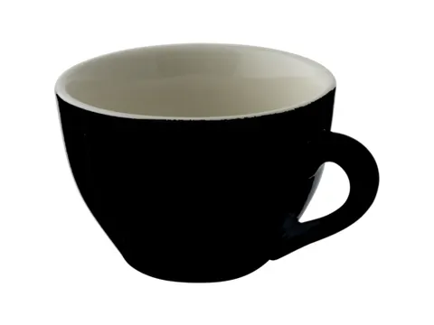 Cappuccinokop Colors Palmer 18cl Porselein Zwart doos 6st