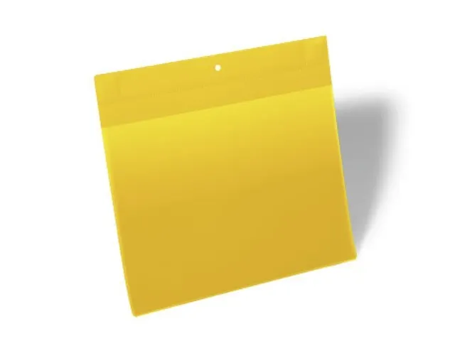 Neodymium magnetische documenthouder A4 liggend formaat Geel
