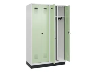 locker voor scheiding van kleding,HxBxD 1950x1200x500mm,4vak - 1