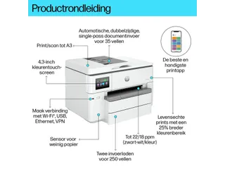 Multifunctional inktjetprinter HP Officejet 9730E - 7