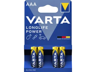 Batterij Varta Longlife Power 4x AAA Alkaline 1.5V - 1