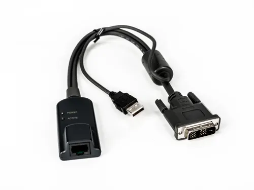 Vertiv Avocent MPUIQ-VMCDV, 0,3556 m, USB, USB, Zwart, DVI, USB 2.0