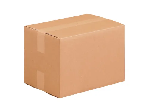 Amerikaanse vouwdoos Bruin Dubbelgolf BC-golf formaat 340x240x240mm