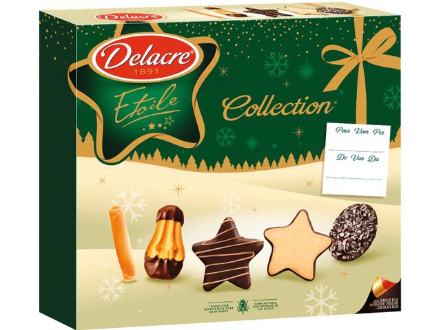 Delacre Etoile Collection biscuits, boîte de 240 g
