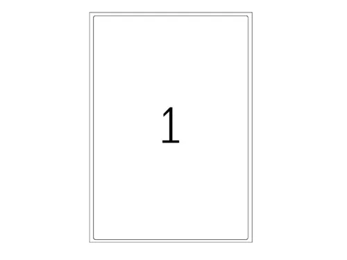 Xerox Multi-use Labels wit verwijderbaar 199x289mm 003R91225 100 stuks