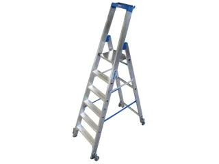 Verrijdbare Boktrap Aluminium L 2 21M 6Treden - 2
