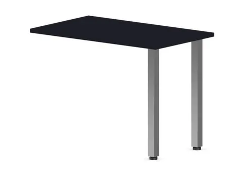 table de rallonge haut. régl. HxlxP 720-840x1000x600mm CC-noir