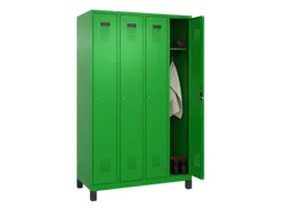 locker,HxBxD 1950x1200x500mm,4vak,vak B 300mm,cil.-slot,voeten