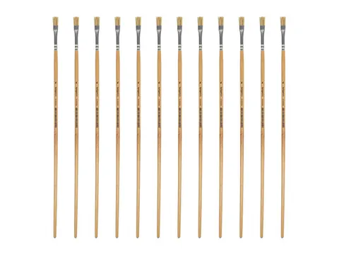 Lyonse penseel Kangaro #6 gelakt hout doos a 12 stuks