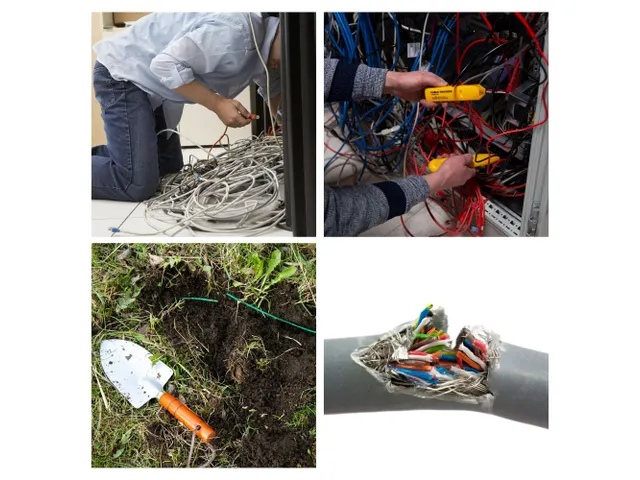 Multifunctionele kabelzoeker kabeltester met toongenerator en signaal