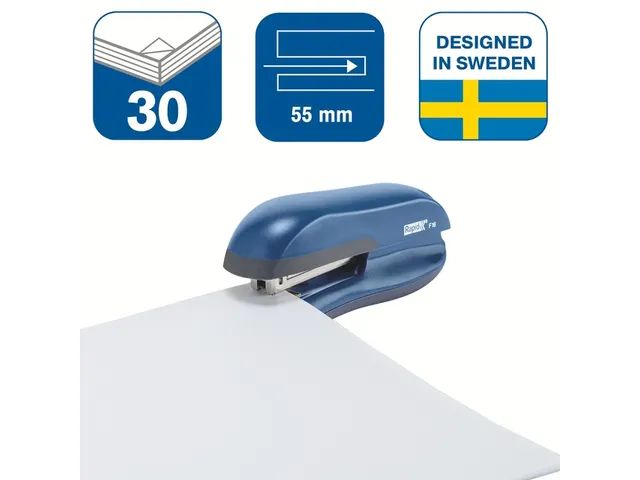 Nietmachine Rapid F16 Halfstrip 20vel 24/6 blauw