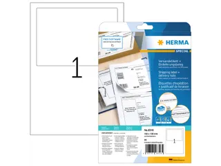 HERMA 8316 Verzendetiket met pakbon 182x130mm Wit 24 stuks - 1