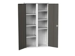 universele kast,HxBxD 2000x1050x550mm,6xStalen bodem,draaigrendelslot