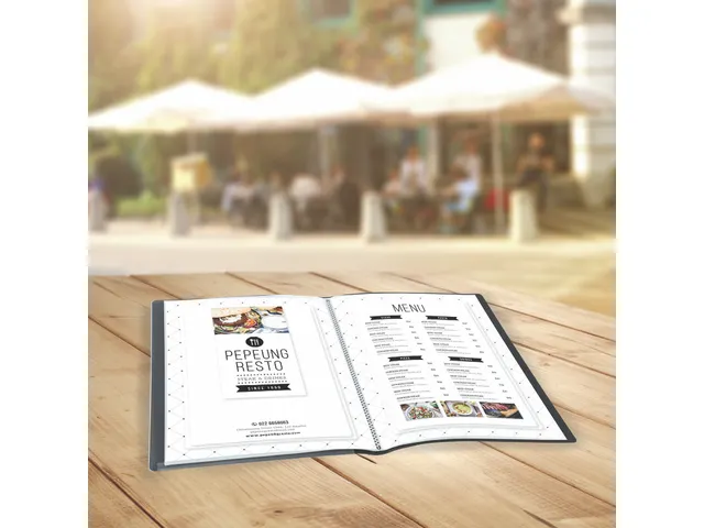 Showalbum Europel Frontview A4 10 tassen Zwart