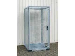 gasflessendepot,v. 16xØ 230mm fles,HxBxD 2170x1085x1140mm,m. deksel - 2