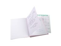 Orderbook geruit 5x5 21x14,8cm 50 bladen dupli zelfkopiërend