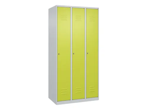 locker voor scheiding van kleding,HxBxD 1850x900x500mm,3vak