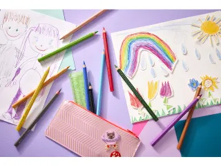 kleurpotlood Faber-Castell Jumbo GRIP promotieset 8 + 1 + 1 - 6