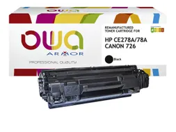 Tonercartridge OWA alternatief tbv HP CE278A zwart