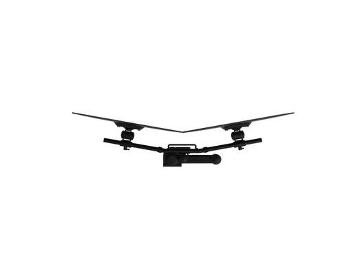 Viewmate monitorarm 2 Schermen Bureau 603 Zwart