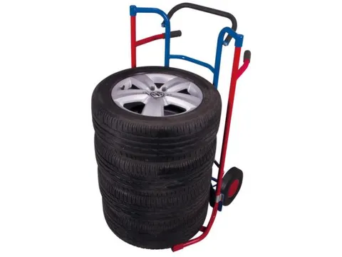 bandenkar,draagverm. 200kg,v. banden Ø 540-820mm,handmatig,RAL5010