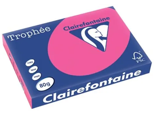 Trophée Pastel A3 80g 500 vel fluo roze