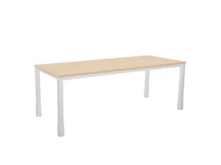 In hoogte verstelbaar bureau,HxBxD 720-840x2000x800mm,NE-esdoorn - 2