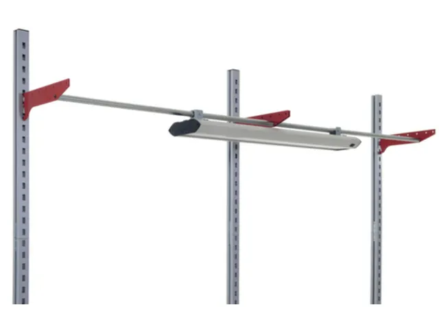 legbord,v. paktafel,BxD 1000x200mm,draagverm. 25kg,draagarmen,staal