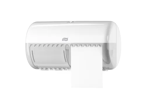 Tork 557000 T4 Toiletpapier Dispenser Elevation Twin Verticaal Wit