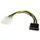 15 cm 4-pins Molex naar SATA Voedingskabel Adapter
