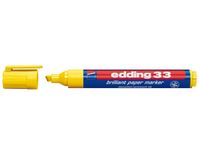 Edding e-33 brilliant paper marker geel