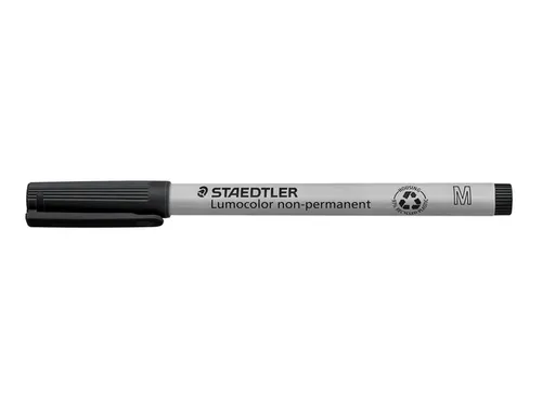 Viltstift Staedtler OHP Lumocolor 315 non permanent M 1.0mm Zwart