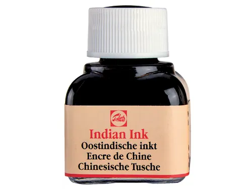 Oost-Indische inkt Talens zwart 11ml