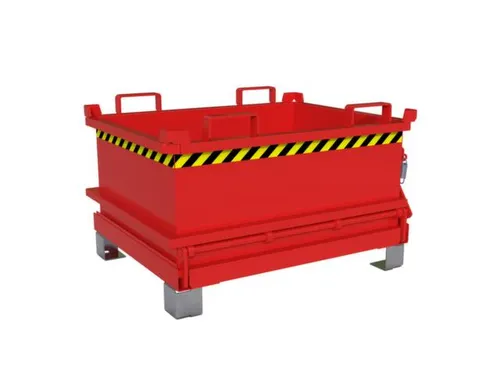 mini-bodemklepcontainer,HxLxB 625x800x1000mm,0,24m³,inrijbeugel,staal