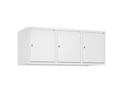 opzetkast,v. locker,3vak.,vak B 400mm,HxBxD 500x1200x500mm,vleugeldeur