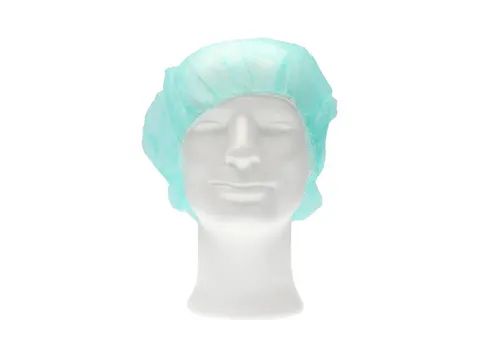 PP non woven haarnet groen 50cm bouffant cap maat M 1000 Stuks