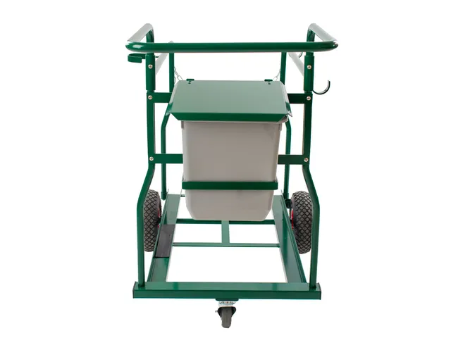 Containerkar voor 2x 120 Liter Container Groen